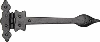 TC420 M.Marcus The Tudor Collection Leaf Hinge Black Iron