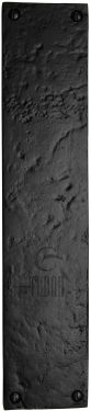 Click Here To Enlarge This Photo Of TC430 M.Marcus The Tudor Collection Fingerplate 300x65mm Black Iron