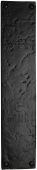 TC430 M.Marcus The Tudor Collection Fingerplate 300x65mm Black Iron