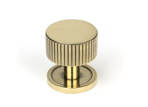 Click Here To Enlarge This Photo Of 50380 From the Anvil Aged Brass Judd Cabinet Knob - 32mm (Plain)