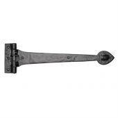 TC450 457 M.Marcus The Tudor Collection Strap Hinge 18" Black Iron