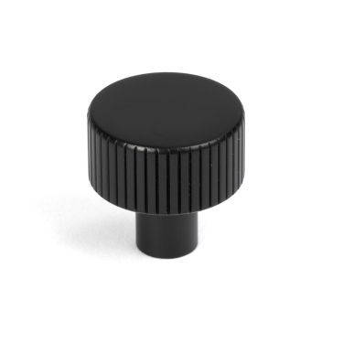 Click Here To Enlarge This Photo Of 50425 From the Anvil Matt Black Judd Cabinet Knob - 25mm (No rose)
