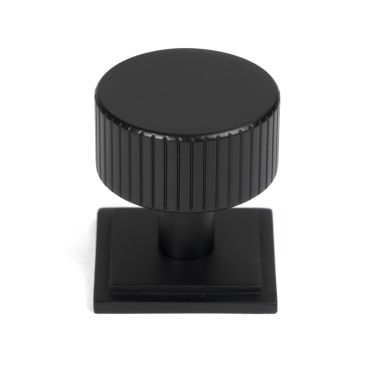 Click Here To Enlarge This Photo Of 50429 From the Anvil Matt Black Judd Cabinet Knob - 32mm (Square)