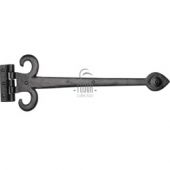 TC460 406 M.Marcus The Tudor Collection Fleur De Lys Hinge 16" Black Iron
