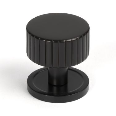 Click Here To Enlarge This Photo Of 50451 From the Anvil Aged Bronze Judd Cabinet Knob - 32mm (Plain)