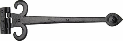 Click Here To Enlarge This Photo Of TC460 457 M.Marcus The Tudor Collection Fleur De Lys Hinge 18" Black Iron