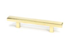 50492 From the Anvil Polished Brass Scully Pull Handle - Small 96mm c/c