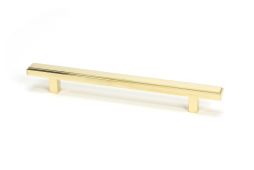 50493 From the Anvil Polished Brass Scully Pull Handle - Medium 160mm c/c