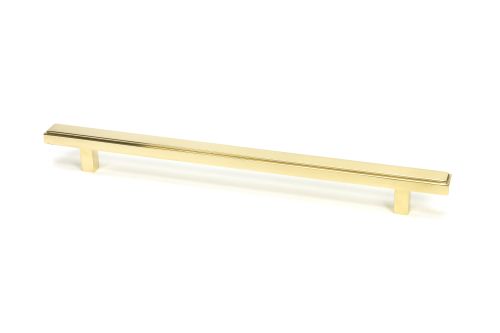 Click Here To Enlarge This Photo Of 50494 From the Anvil Polished Brass Scully Pull Handle - Large 224mm c/c