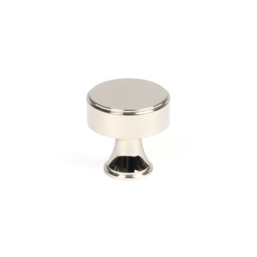 Click Here To Enlarge This Photo Of 50512 From the Anvil Polished Nickel Scully Cabinet Knob - 25mm