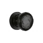 TC532 25 M.Marcus The Tudor Collection Cabinet Knob Rustic Round Design 25mm Black Iron