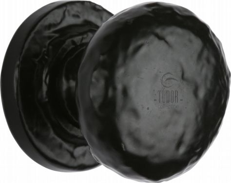 Click Here To Enlarge This Photo Of TC532 32 M.Marcus The Tudor Collection Cabinet Knob Rustic Round Design 32mm Black Iron