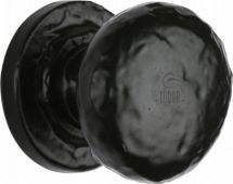 TC532 32 M.Marcus The Tudor Collection Cabinet Knob Rustic Round Design 32mm Black Iron