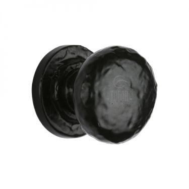 Click Here To Enlarge This Photo Of TC532 38 M.Marcus The Tudor Collection Cabinet Knob Rustic Round Design 38mm Black Iron