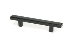 50562 From the Anvil Matt Black Scully Pull Handle - Small 96mm c/c