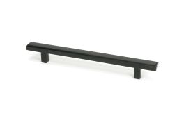 50563 From the Anvil Matt Black Scully Pull Handle - Medium 160mm c/c