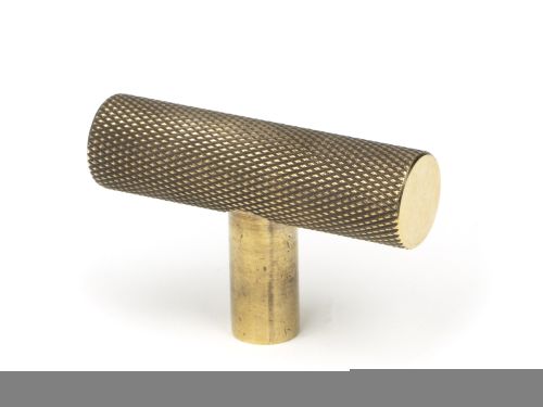 Click Here To Enlarge This Photo Of 50569 From the Anvil Aged Brass Brompton T-Bar Cabinet Knob