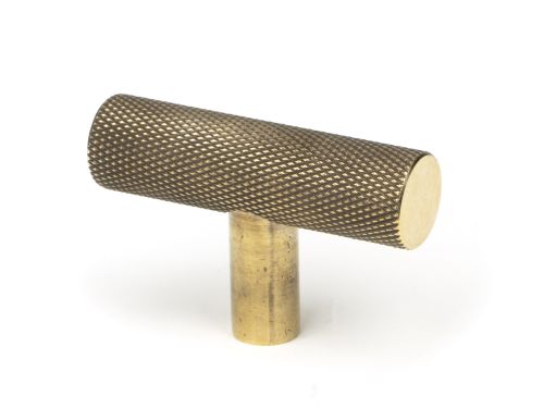 Click Here To Enlarge This Photo Of 50569 From the Anvil Aged Brass Brompton T-Bar Cabinet Knob