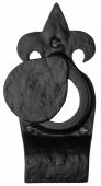 TC540 M.Marcus The Tudor Collection Cylinder Pull with Cover Black Iron