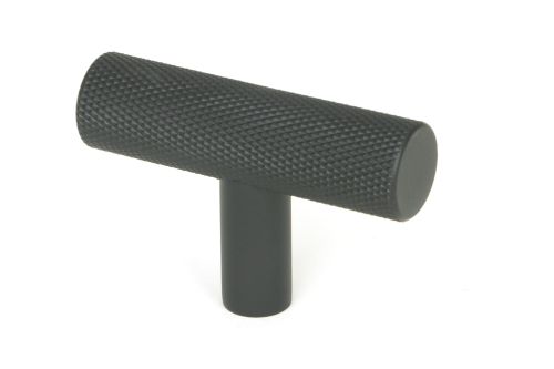 Click Here To Enlarge This Photo Of 50573 From the Anvil Matt Black Brompton T-Bar Cabinet Knob