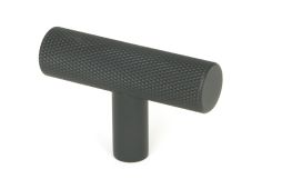 50573 From the Anvil Matt Black Brompton T-Bar Cabinet Knob