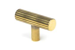 50581 From the Anvil Aged Brass Judd T-Bar Cabinet Knob