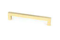 50672 From the Anvil Polished Brass Albers Pull Handle - Medium 160mm c/c