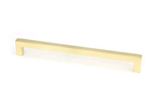 Click Here To Enlarge This Photo Of 50673 From the Anvil Polished Brass Albers Pull Handle - Large 224mm c/c