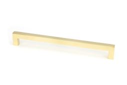 50673 From the Anvil Polished Brass Albers Pull Handle - Large 224mm c/c