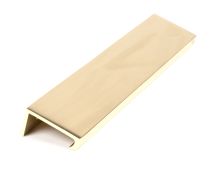 50676 From the Anvil Polished Brass 200mm Plain Edge Pull
