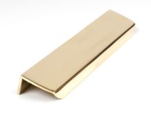 50679 From the Anvil Polished Brass 200mm Moore Edge Pull