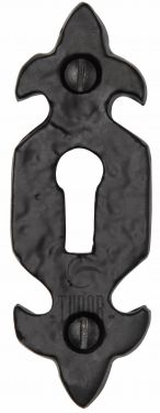Click Here To Enlarge This Photo Of TC545 M.Marcus The Tudor Collection Keyhole Escutcheon Black Iron