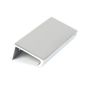 50714 From the Anvil Polished Chrome 100mm Plain Edge Pull