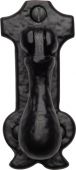 TC549 M.Marcus M.Marcus The Tudor Collection Cabinet Drop Pull on Plate Black Iron