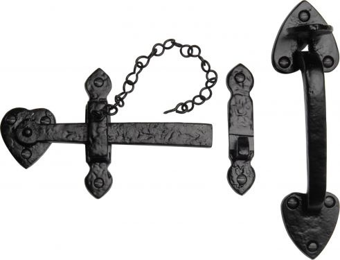 Click Here To Enlarge This Photo Of TC565 M.Marcus The Tudor Collection Suffolk Latch Black Iron