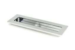 47177 From the Anvil Polished Chrome 175mm Plain Rectangular Pull
