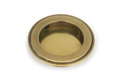 48317 From the Anvil Aged Brass 75mm Art Deco Round Pull