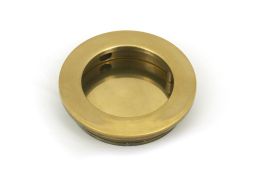 48322 From the Anvil Aged Brass 60mm Plain Round Pull