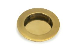 48323 From the Anvil Aged Brass 75mm Plain Round Pull