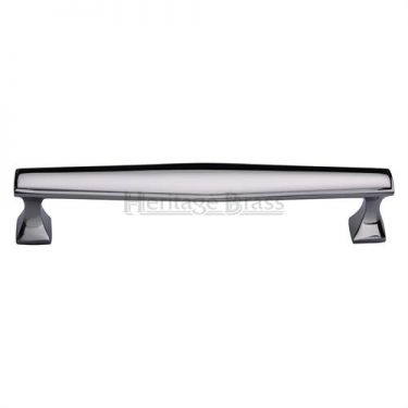 Click Here To Enlarge This Photo Of C0334 203-PC Heritage Brass Cabinet Pull Deco Design 203mm ctc Polished Chrome Finish
