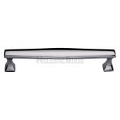 C0334 203-PC Heritage Brass Cabinet Pull Deco Design 203mm ctc Polished Chrome Finish