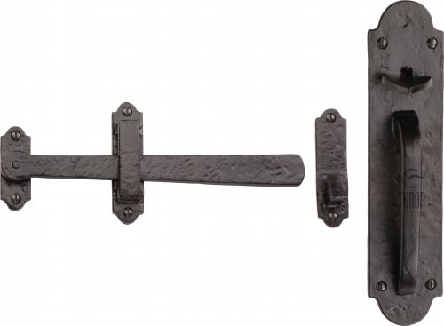 Click Here To Enlarge This Photo Of TC569 M.Marcus The Tudor Collection Gate Latch Black Iron