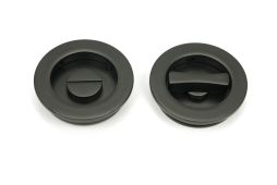 50130 From the Anvil Aged Bronze 60mm Plain Round Pull - Privacy Set