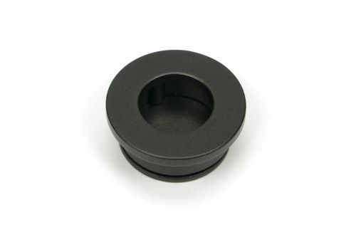 Click Here To Enlarge This Photo Of 50133 From the Anvil Aged Bronze 34mm Round Finger Edge Pull
