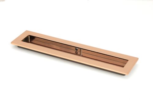 Click Here To Enlarge This Photo Of 50137 From the Anvil Polished Bronze 250mm Plain Rectangular Pull