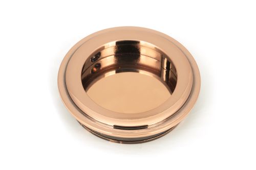 Click Here To Enlarge This Photo Of 50142 From the Anvil Polished Bronze 60mm Art Deco Round Pull