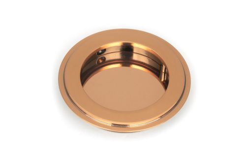 Click Here To Enlarge This Photo Of 50143 From the Anvil Polished Bronze 75mm Art Deco Round Pull