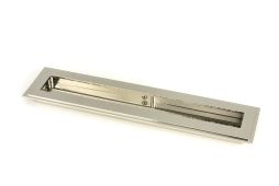 50153 From the Anvil Polished Nickel 250mm Art Deco Rectangular Pull