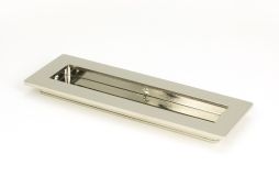50154 From the Anvil Polished Nickel 175mm Plain Rectangular Pull