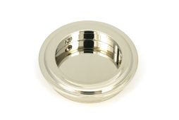 50160 From the Anvil Polished Nickel 60mm Art Deco Round Pull